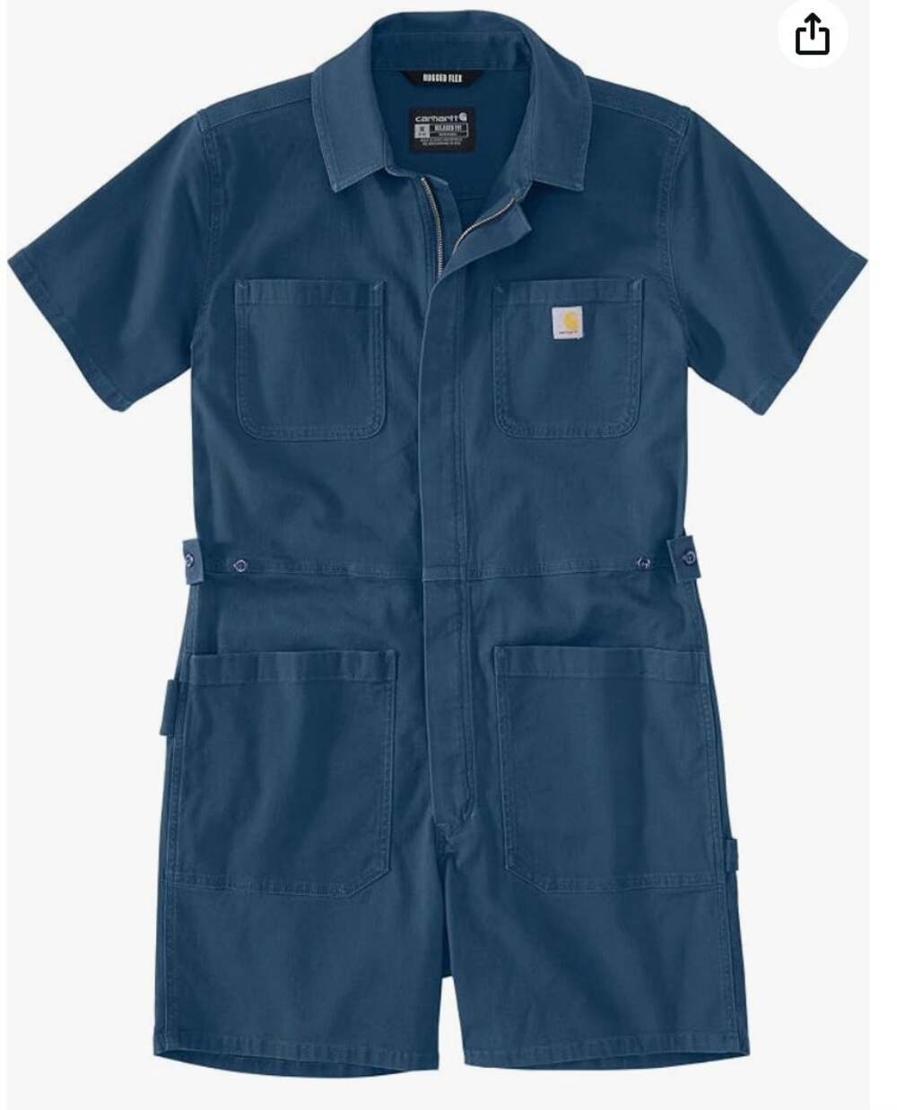 Carhartt Women's Jumpsuit Tencel Fiber Series Relaxed Fit Twil Sz Small